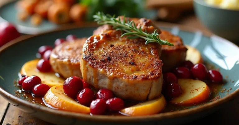 Discover the ultimate Cooker Pork Chops with Cranberry and Apple Recipe—a flavorful, easy-to-make dish perfect for fall. Learn step-by-step instructions, tips, and serving ideas for this cozy family favorite