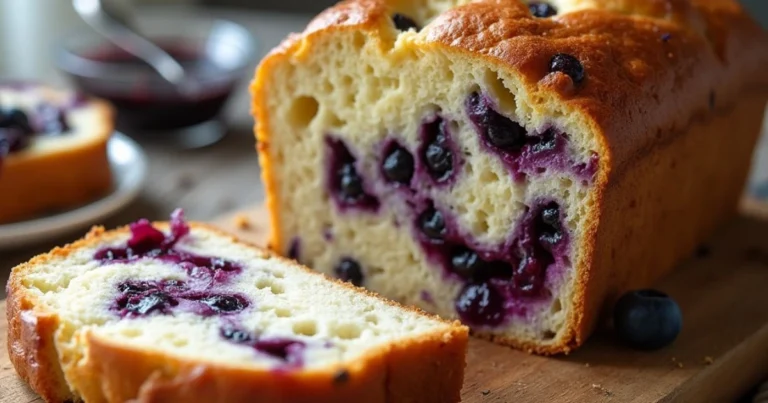 Blueberry Cream Cheese Bread