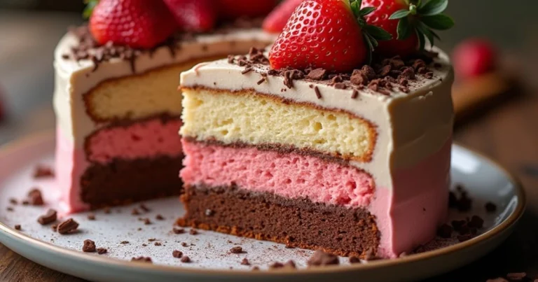 Neapolitan cake