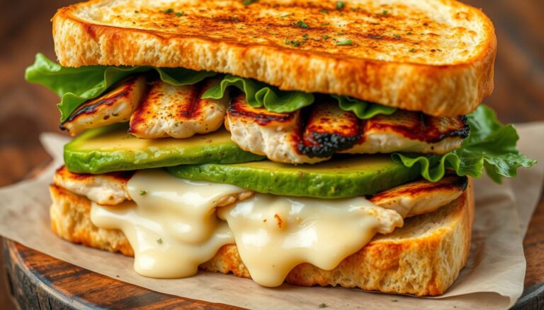 chicken avocado melt