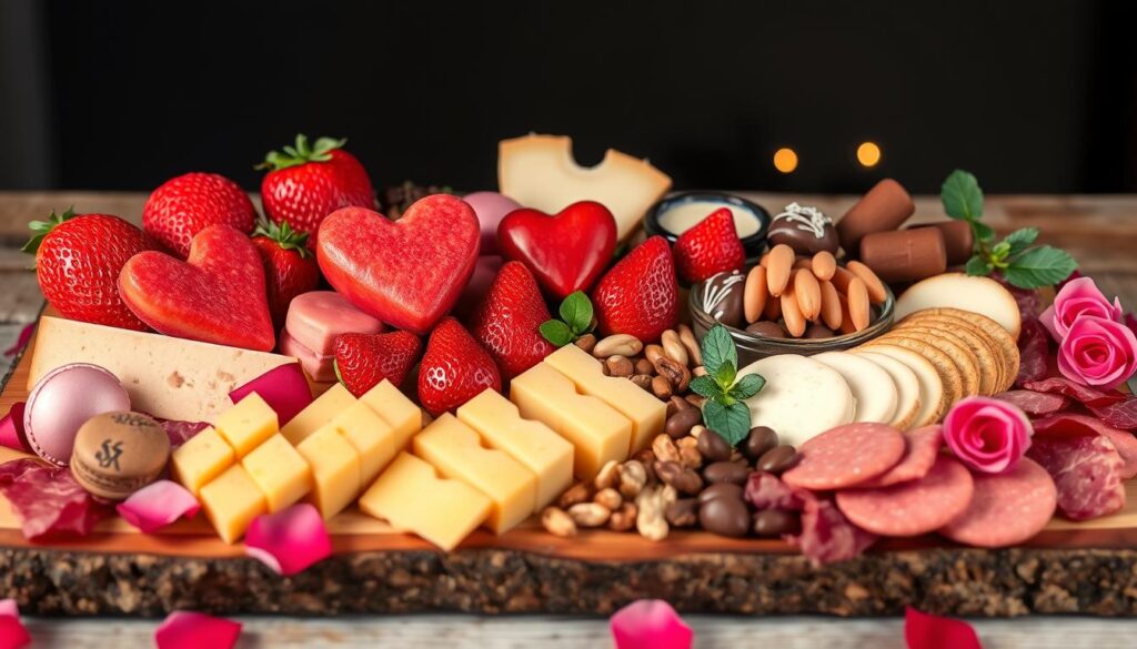 Valentine's Day charcuterie board